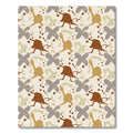 Earthy Abstract Camouflage Splatter Rug