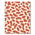 Terracotta Splash Organic Shapes Rug