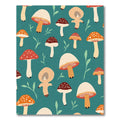 Whimsical Multi Mushroom Forest Whimsy Rug