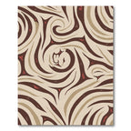 Earthy Swirl Tribal Marks Rug