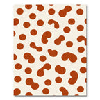 Cream Terracotta Blobs and Dots Rug