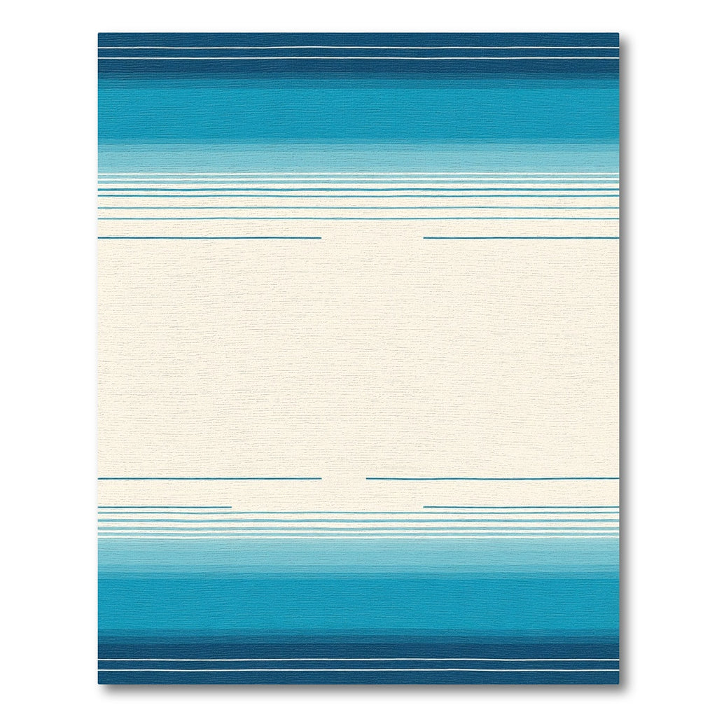 Oceanic Stripe Gradient Rug