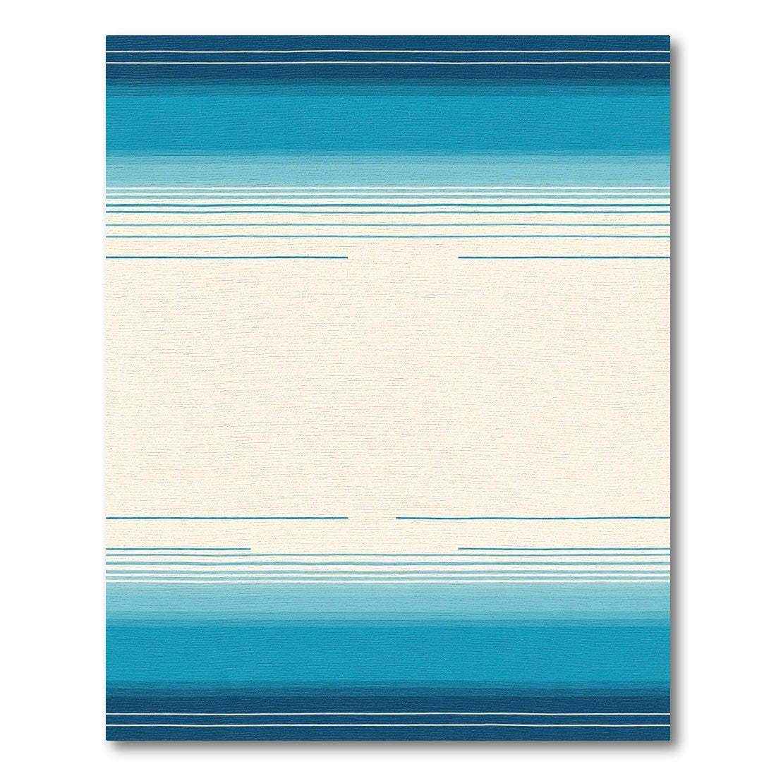Oceanic Stripe Gradient Rug