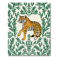 Golden Tiger With Green Foliage Rug