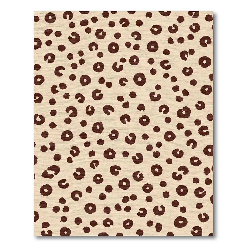 Brown Leopard Spot Splash Rug