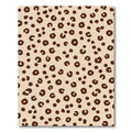 Brown Leopard Spot Splash Rug