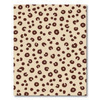 Brown Leopard Spot Splash Rug