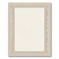 Taupe Contemporary Geometric Border Rug