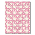 Pastel Pink Organic Blobs Rug