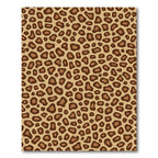 Taupe Brown Animal Spot Rug