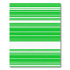 Vibrant Green Horizontal Stripe Rug