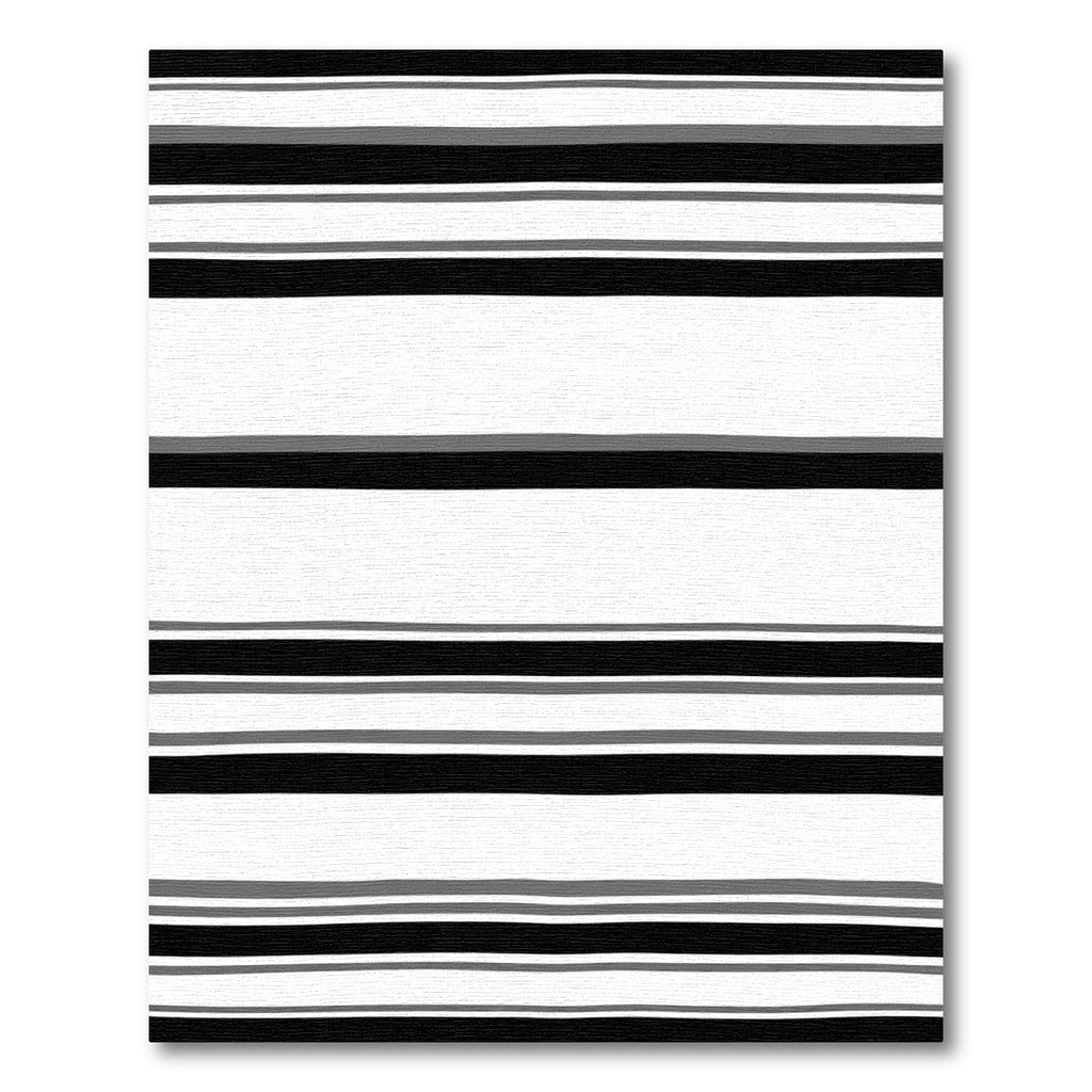 Monochromatic Horizontal Stripe Texture Rug