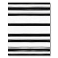 Monochromatic Horizontal Stripe Texture Rug