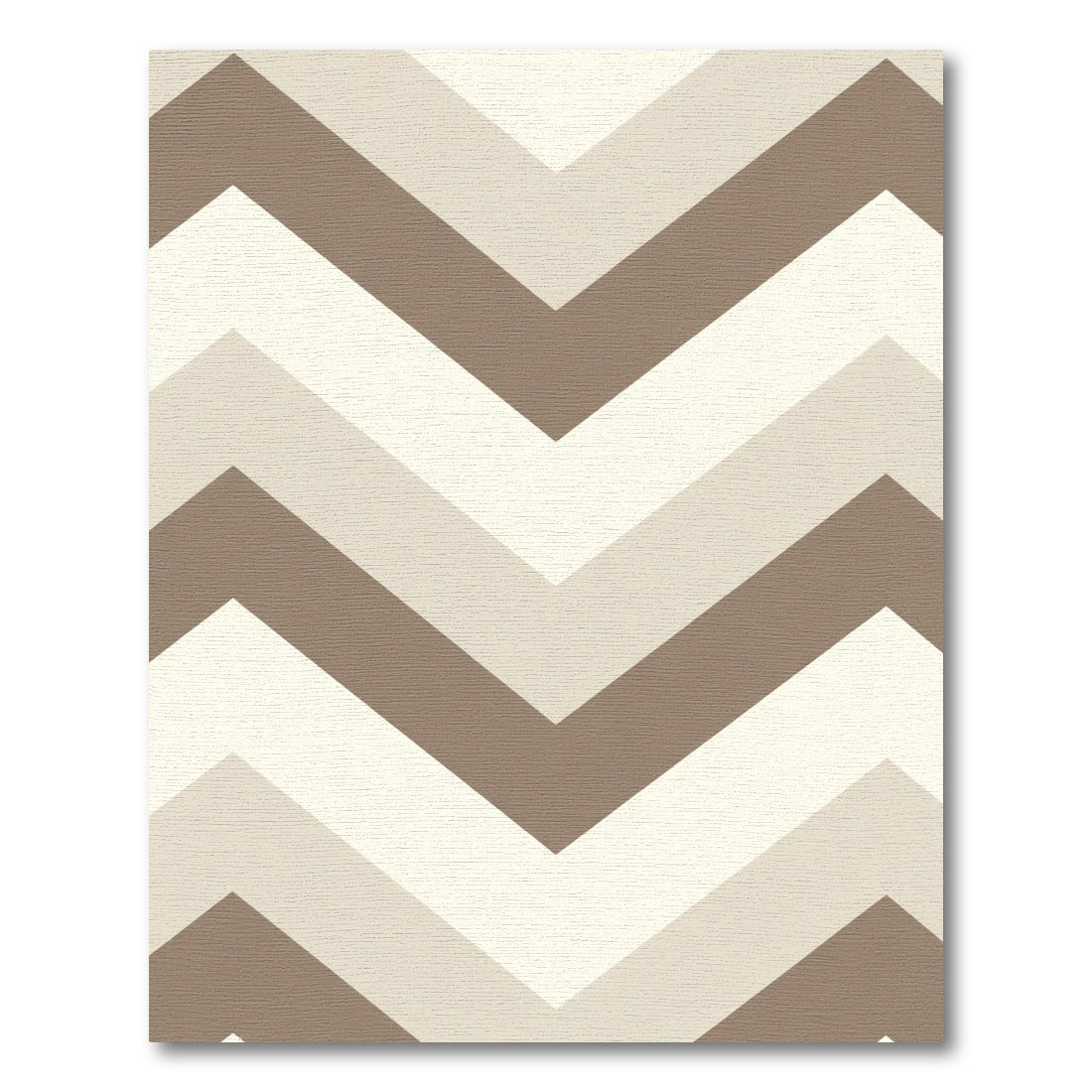 Earthy Tones Striped Chevron Rug