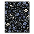 Midnight Garden Floral Swirl Rug