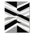 Monochrome Sharp Geometric Angles Rug