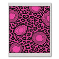 Hot Pink Abstract Leopard Agate Rug