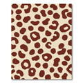 Brown Spotted Cream Abstract Spots Rug