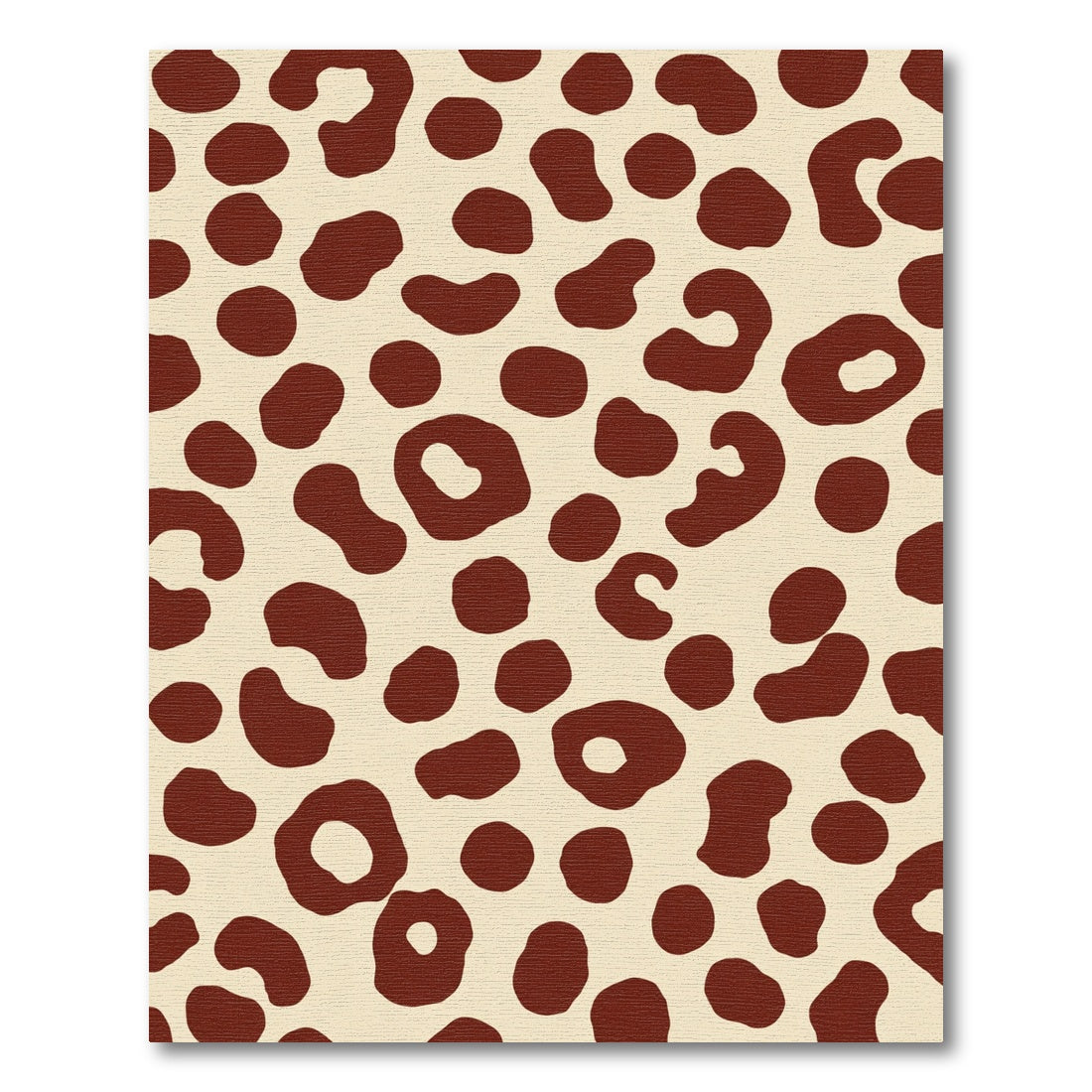 Brown Spotted Cream Abstract Spots Rug