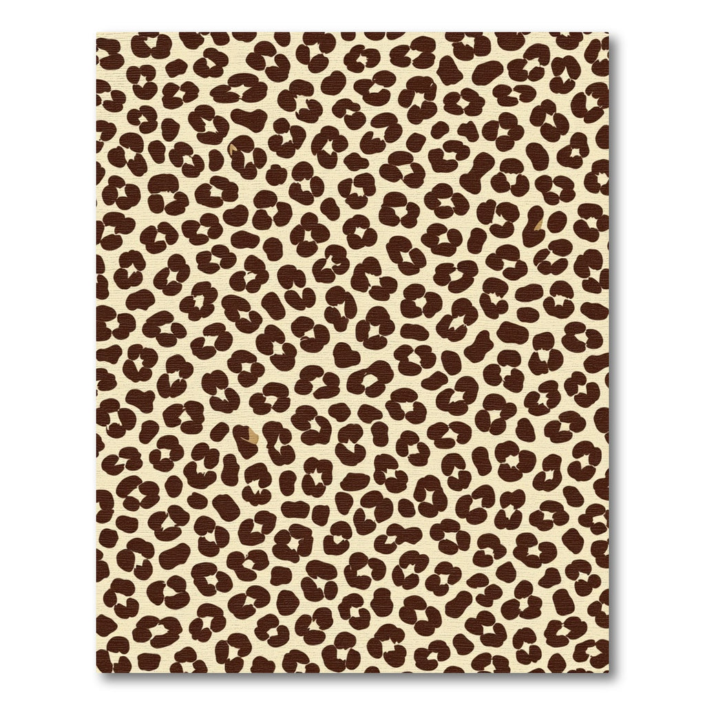 Classic Brown Leopard Spots Rug