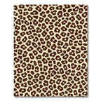 Classic Brown Leopard Spots Rug