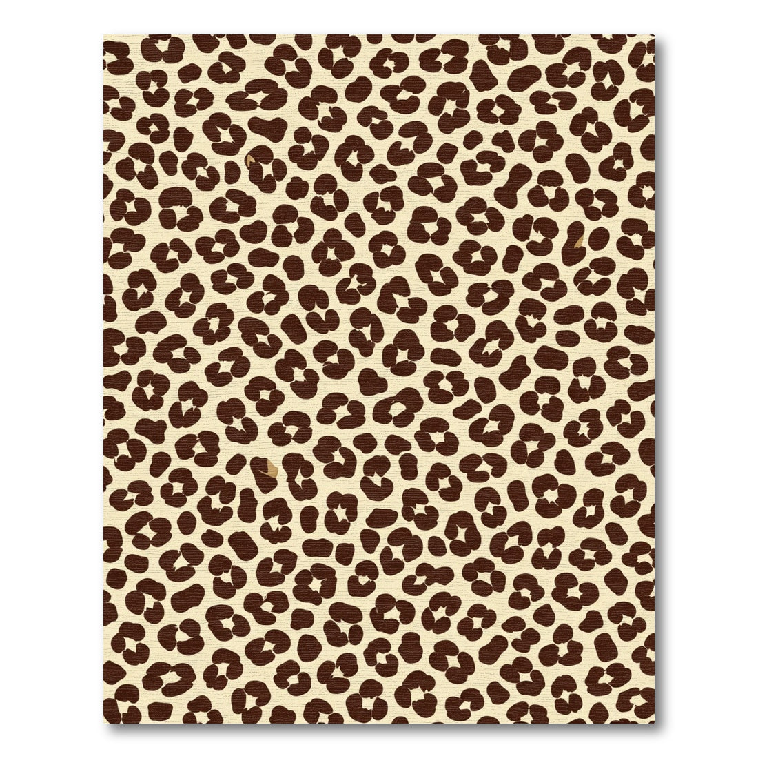 Classic Brown Leopard Spots Rug