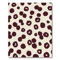 Black Spots Cream Abstract Spots Rug