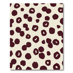Black Spots Cream Abstract Spots Rug