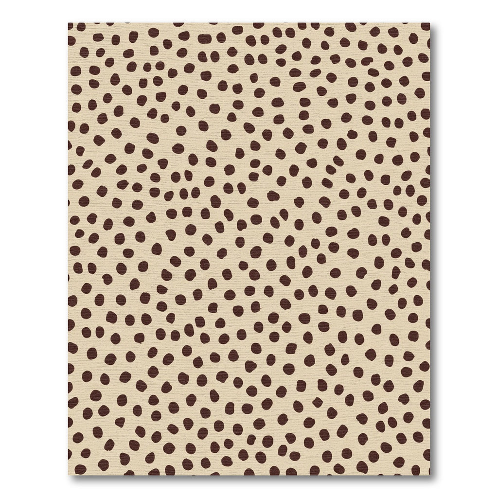 Brown Polka Dot Scatter Rug