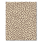 Brown Polka Dot Scatter Rug