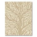 Earthy Tan Botanical Branch Harmony Rug