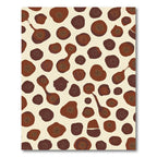 Crimson Abstract Organic Blossom Rug