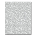 Monochromatic Abstract Floral Swirl Rug