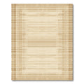Soft Beige Linear Grid Rug