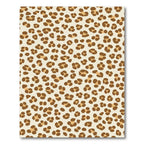 Cream Brown Spotted Animal Print Rug