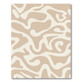Tuscan Beige Organic Swirl Rug