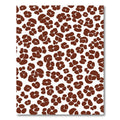 Brown Abstract Clover Cluster Rug