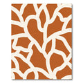 Orange Cream Abstract Splotch Rug