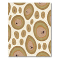 Organic Abstract Earthy Tone Circles Rug