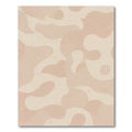 Soft Pink Organic Amorphous Fluid Rug