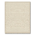 Neutral Textured Diamond Border Rug