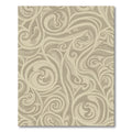 Earthy Tone Swirl Abstract Rug