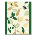Green Insects And Leaves Garden Rug