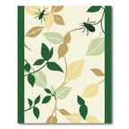 Green Insects And Leaves Garden Rug