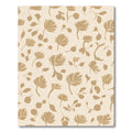 Tan Botanical Scatter Rug