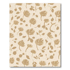 Tan Botanical Scatter Rug