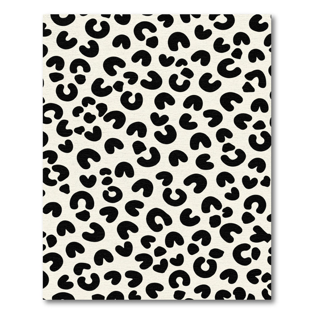 Bold Black White Spot Rug