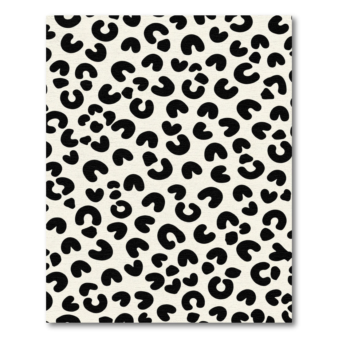 Bold Black White Spot Rug