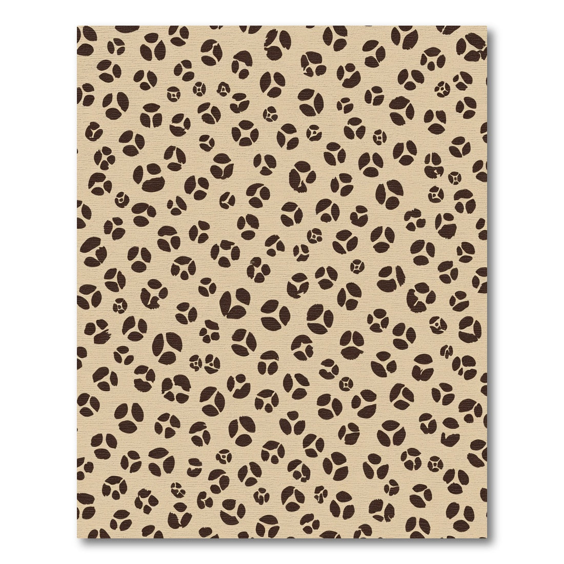 Chocolate Spot Scattered Background Rug