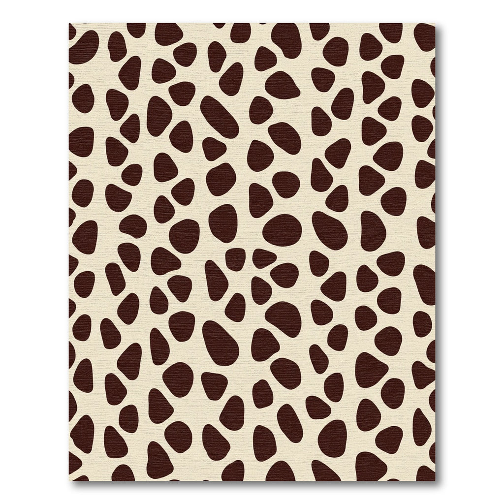 Brown Giraffe Spot Casual Pattern Rug